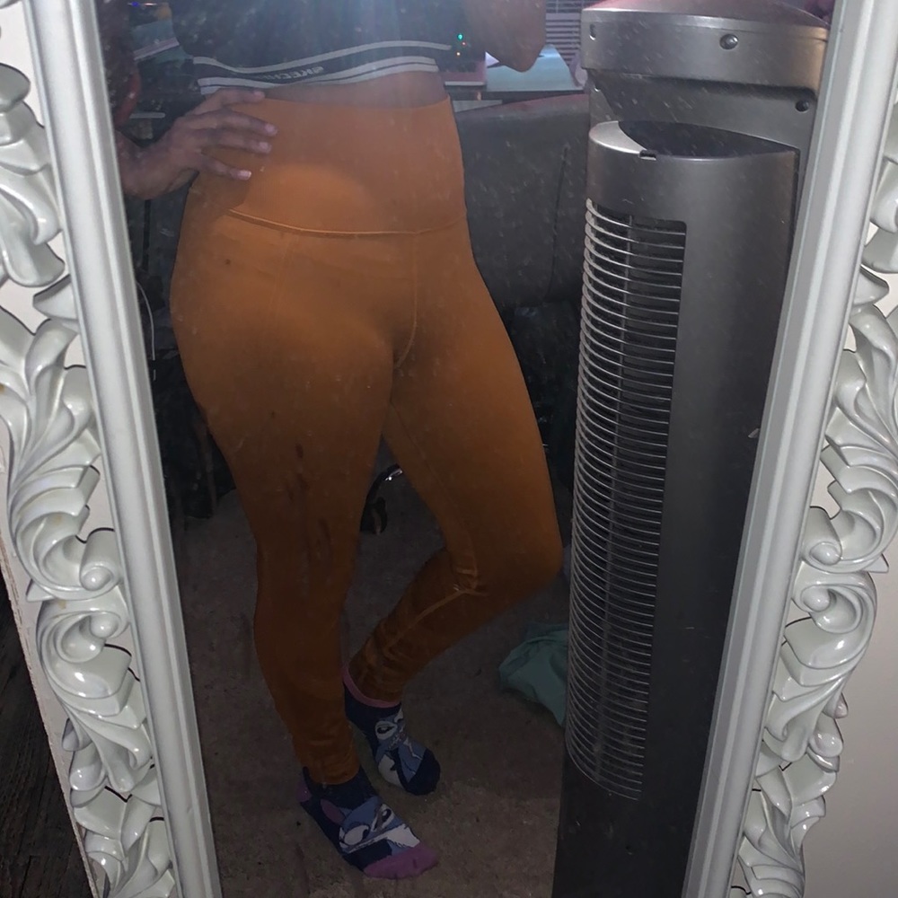 All In Motion Orange Leggings